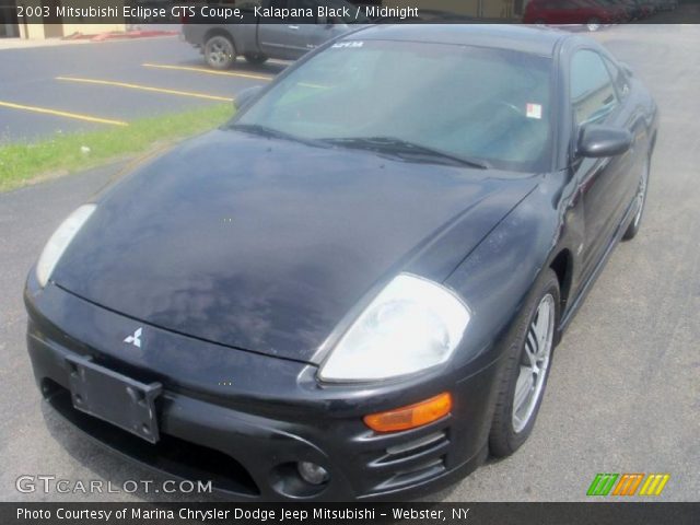 2003 Mitsubishi Eclipse GTS Coupe in Kalapana Black