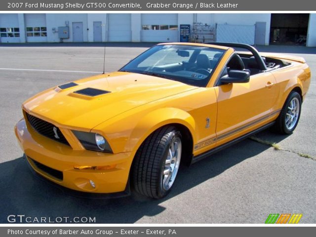 2007 Ford Mustang Shelby GT500 Convertible in Grabber Orange