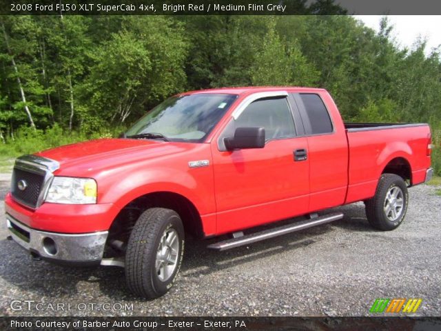 2008 Ford F150 XLT SuperCab 4x4 in Bright Red