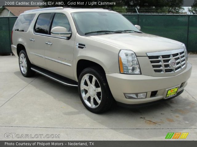 2008 Cadillac Escalade ESV AWD in Gold Mist