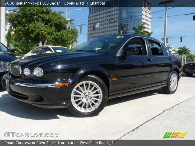 2008 Jaguar X-Type 3.0 Sedan in Ebony Black