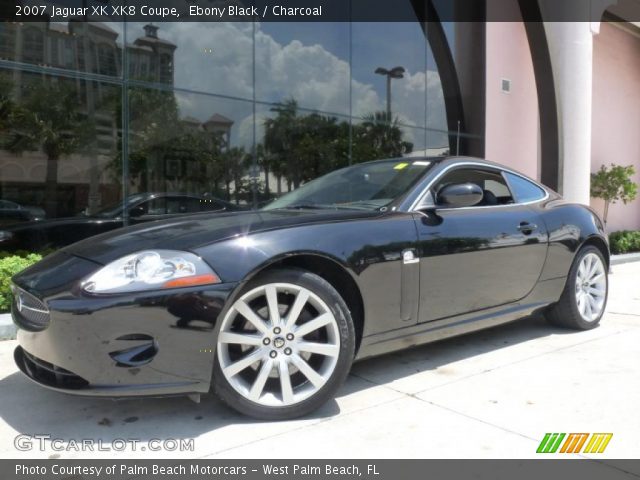 2007 Jaguar XK XK8 Coupe in Ebony Black