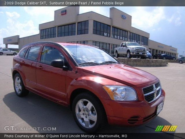 2009 Dodge Caliber SXT in Sunburst Orange Pearl