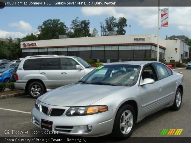 2003 Pontiac Bonneville SE in Galaxy Silver Metallic