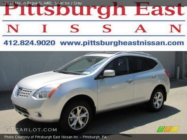 2010 Nissan Rogue SL AWD in Silver Ice