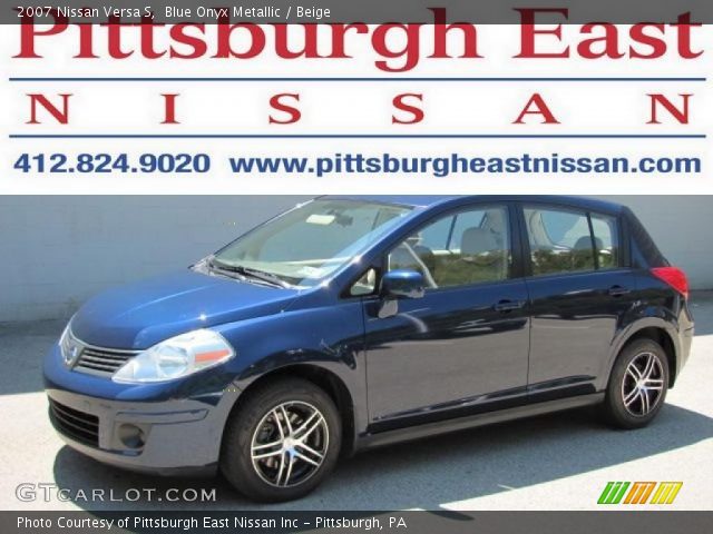 2007 Nissan Versa S in Blue Onyx Metallic