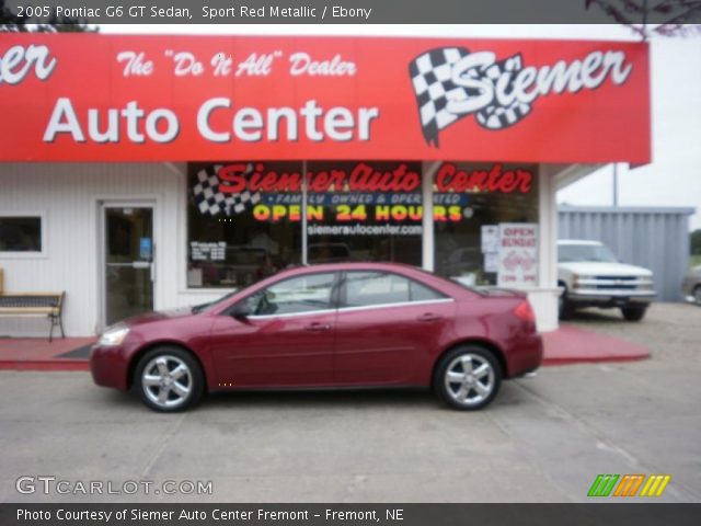 2005 Pontiac G6 GT Sedan in Sport Red Metallic