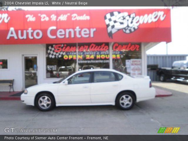 2004 Chevrolet Impala LS in White