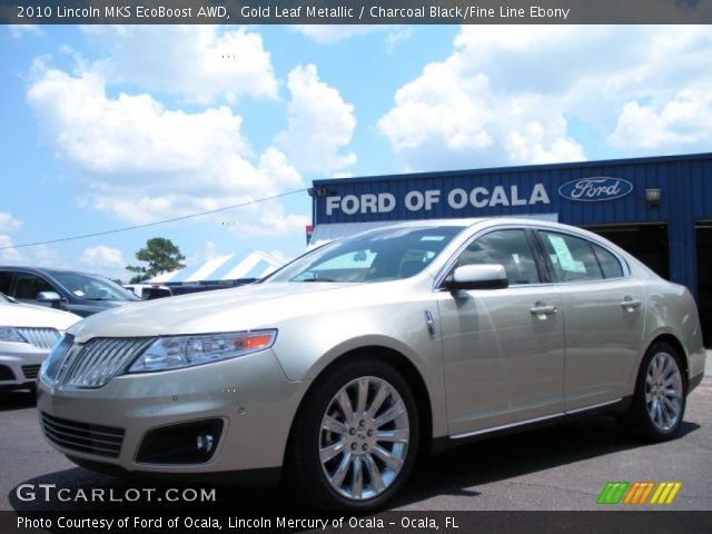 2010 Lincoln MKS EcoBoost AWD in Gold Leaf Metallic