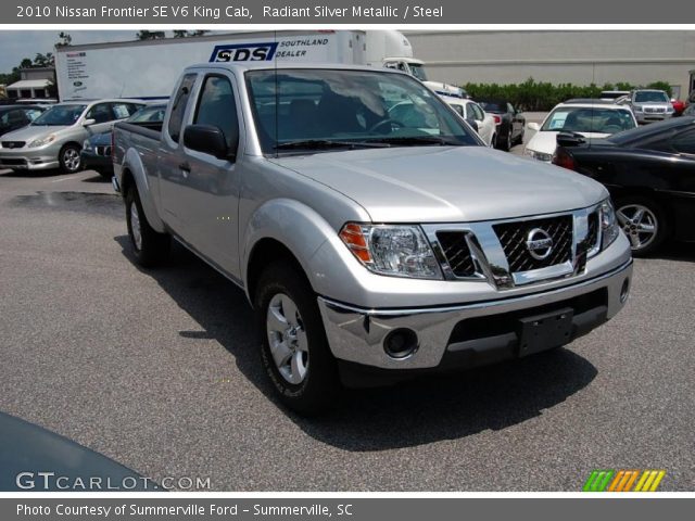 2010 Nissan Frontier SE V6 King Cab in Radiant Silver Metallic