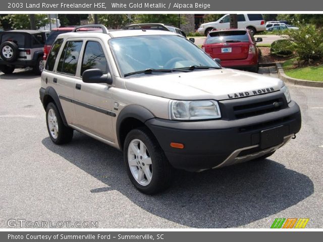 2003 Land Rover Freelander HSE in White Gold Metallic