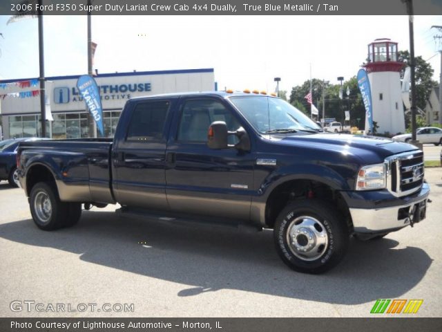 2006 Ford F350 Super Duty Lariat Crew Cab 4x4 Dually in True Blue Metallic