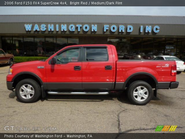 2006 Ford F150 FX4 SuperCrew 4x4 in Bright Red