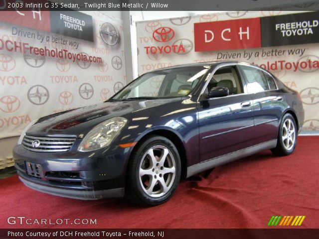 2003 Infiniti G 35 Sedan in Twilight Blue Metallic