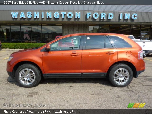 2007 Ford Edge SEL Plus AWD in Blazing Copper Metallic