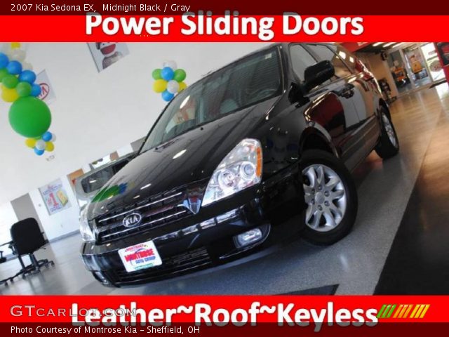 2007 Kia Sedona EX in Midnight Black