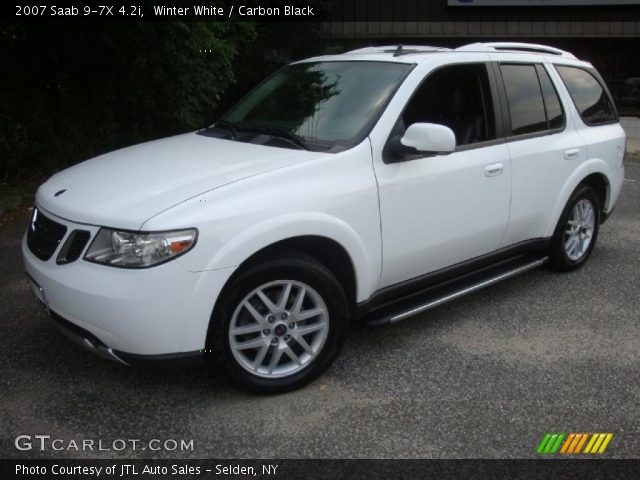 2007 Saab 9-7X 4.2i in Winter White