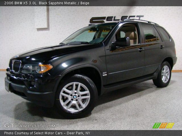 2006 BMW X5 3.0i in Black Sapphire Metallic