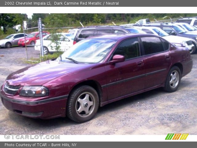 2002 Chevrolet Impala LS in Dark Carmine Red Metallic