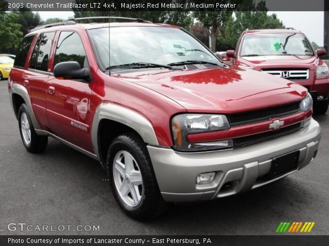 2003 Chevrolet TrailBlazer LTZ 4x4 in Majestic Red Metallic