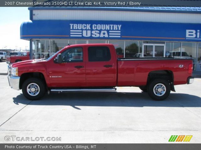 2007 Chevrolet Silverado 3500HD LT Crew Cab 4x4 in Victory Red
