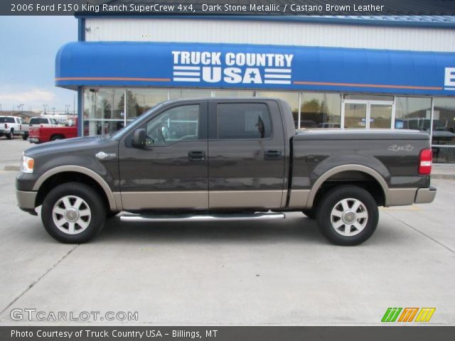 2006 Ford F150 King Ranch SuperCrew 4x4 in Dark Stone Metallic