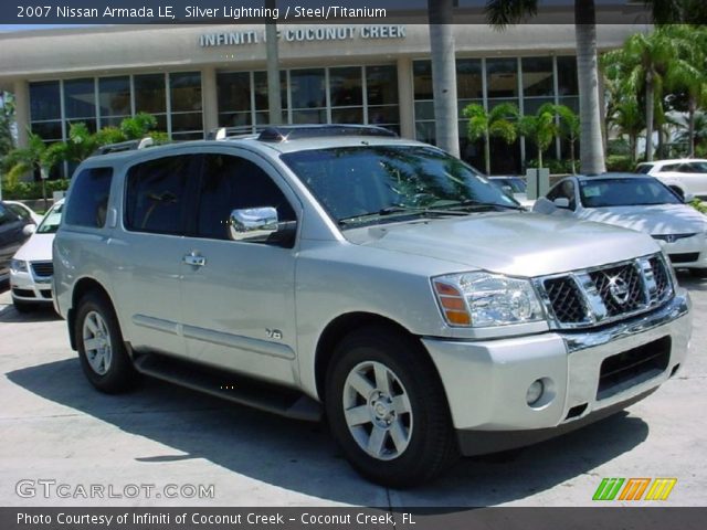 2007 Nissan Armada LE in Silver Lightning