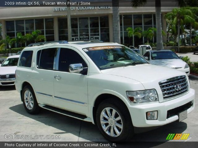 2009 Infiniti QX 56 in Tuscan White Pearl