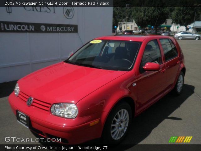 2003 Volkswagen Golf GLS 4 Door in Tornado Red