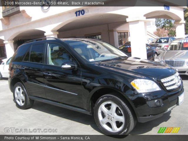 2008 Mercedes-Benz ML 350 4Matic in Black