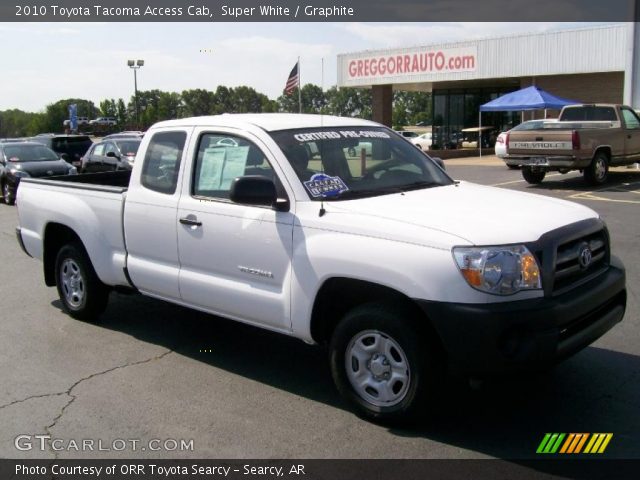 2010 Toyota Tacoma Access Cab in Super White
