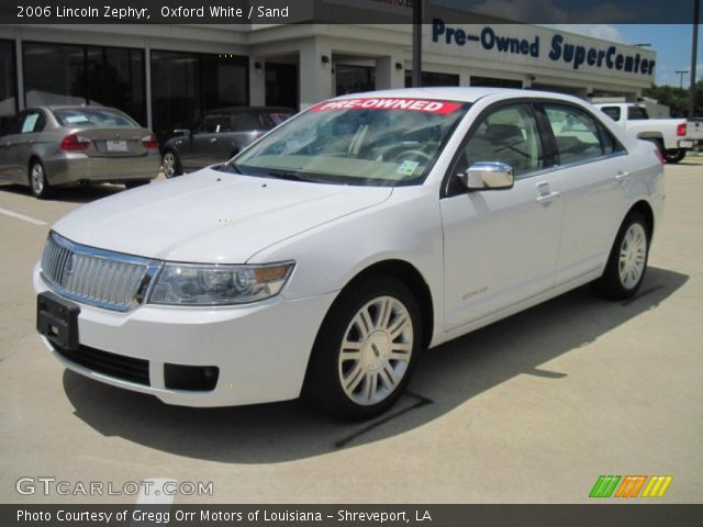 2006 Lincoln Zephyr  in Oxford White