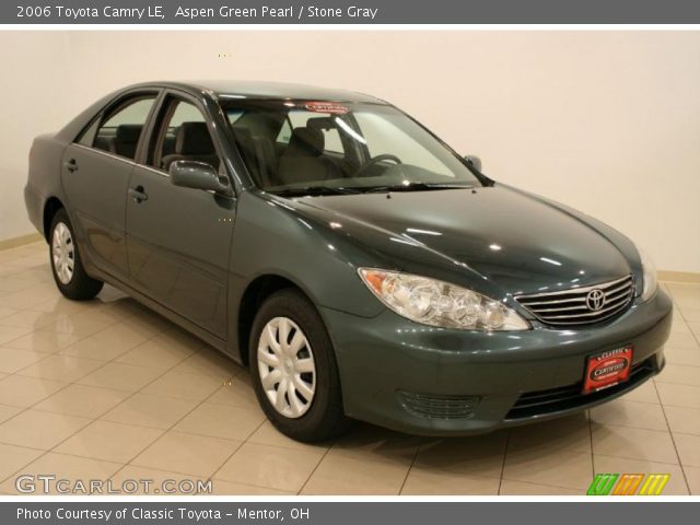 2006 Toyota Camry LE in Aspen Green Pearl