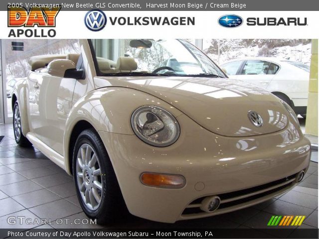 2005 Volkswagen New Beetle GLS Convertible in Harvest Moon Beige