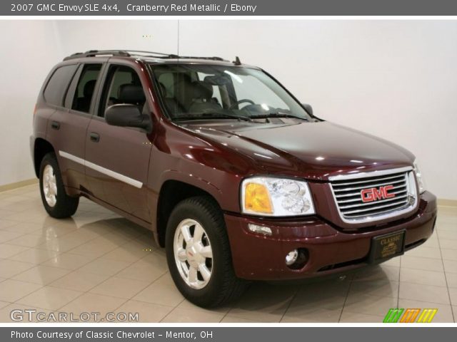 2007 GMC Envoy SLE 4x4 in Cranberry Red Metallic