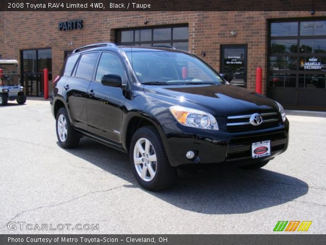 2008 Toyota RAV4 Limited 4WD in Black