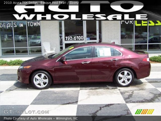 2010 Acura TSX Sedan in Basque Red Pearl