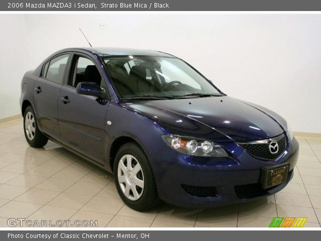 2006 Mazda MAZDA3 i Sedan in Strato Blue Mica