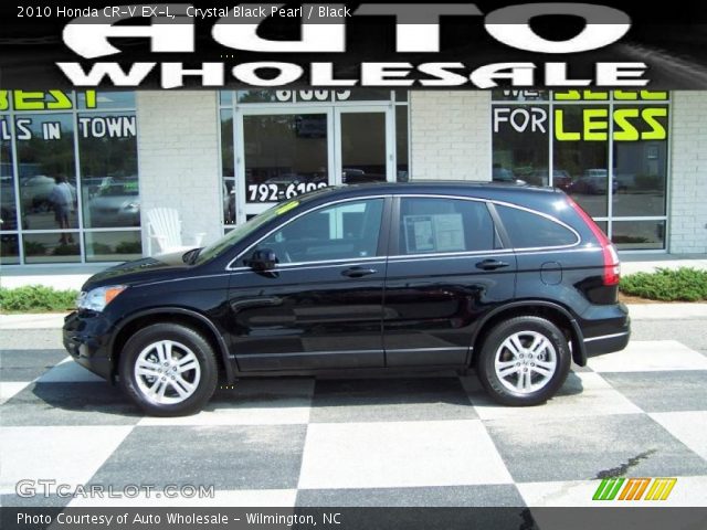 2010 Honda CR-V EX-L in Crystal Black Pearl