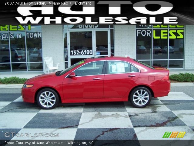 2007 Acura TSX Sedan in Milano Red