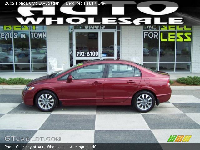 2009 Honda Civic EX-L Sedan in Tango Red Pearl