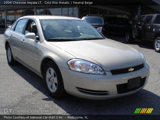 2008 Chevrolet Impala LT in Gold Mist Metallic
