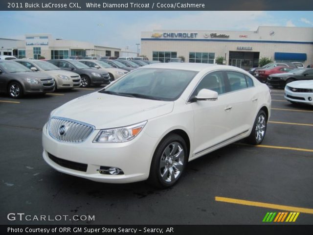 2011 Buick LaCrosse CXL in White Diamond Tricoat