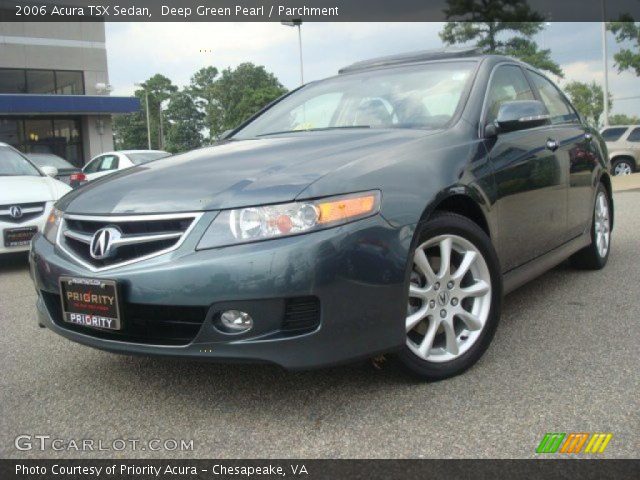 2006 Acura TSX Sedan in Deep Green Pearl