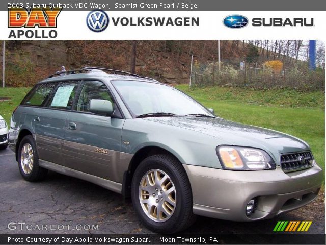 2003 Subaru Outback VDC Wagon in Seamist Green Pearl