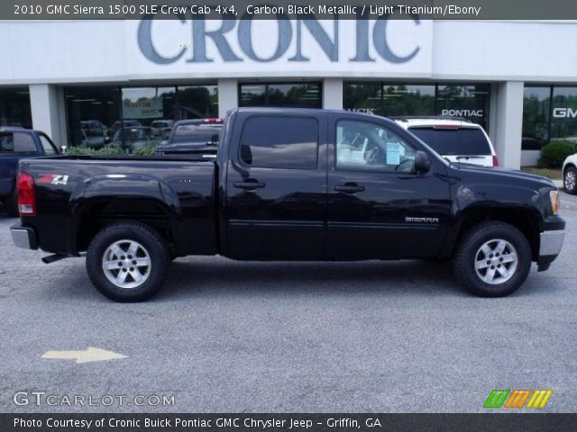 2010 GMC Sierra 1500 SLE Crew Cab 4x4 in Carbon Black Metallic