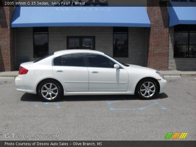 2005 Infiniti G 35 Sedan in Ivory Pearl