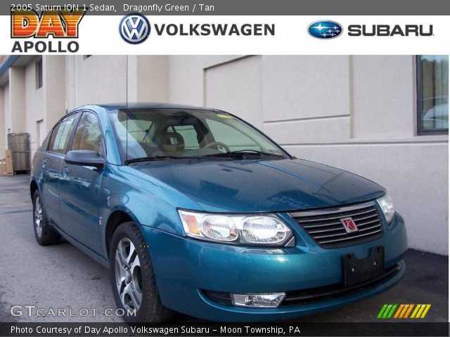 2005 Saturn ION 1 Sedan in Dragonfly Green