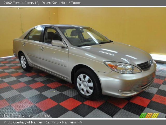 2002 Toyota Camry LE in Desert Sand Mica