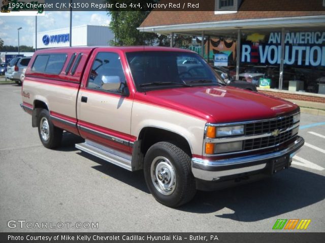 1992 Chevrolet C/K K1500 Regular Cab 4x4 in Victory Red